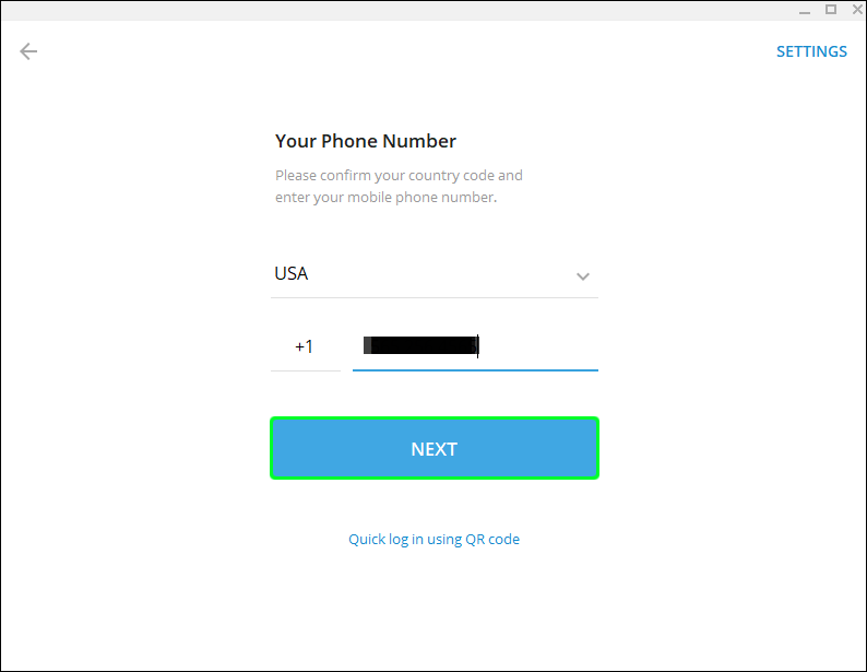 How to make a messaging app: an example of a sign-up form with simple design