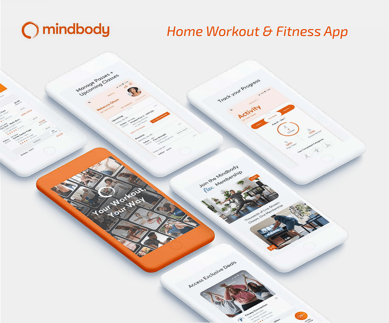 How to create a fitness app - guide by Brivian. An example of mindbody