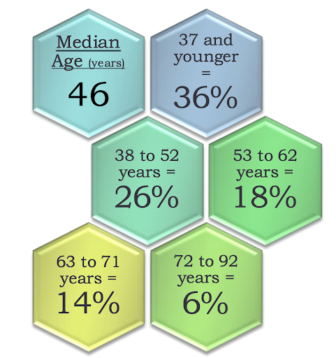 Real estate app development statistic of users’ age 