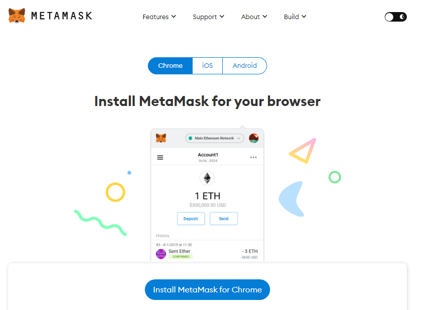 MetaMask security. MetaMask download page for different devices